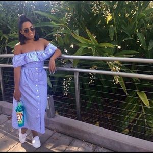 Off the shoulder dress